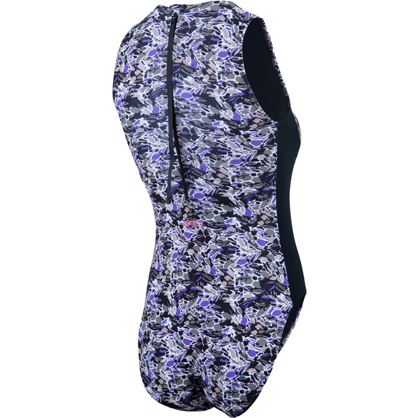 2025 Zone3 Womens High Neck Swim Suit SW23WPKHN101 - Pacific Koa